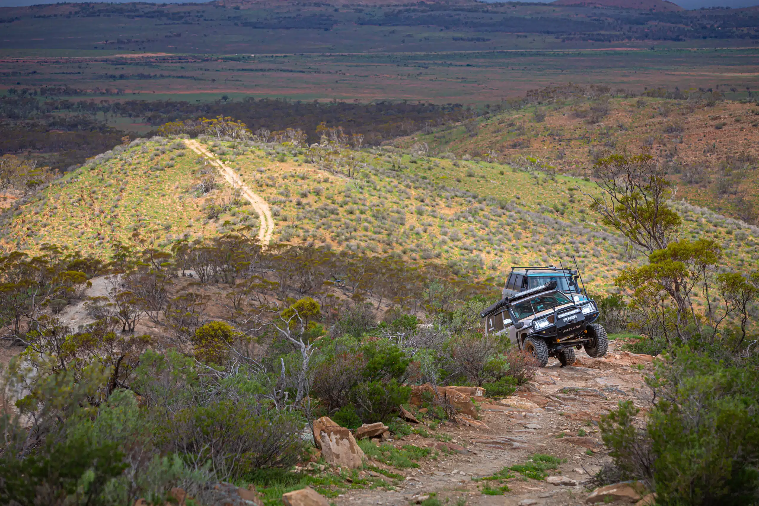 flinders ranges trip in a van